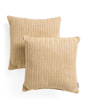 18x18 2pk Indoor Outdoor Natural Fiber Pillow Set | Marshalls