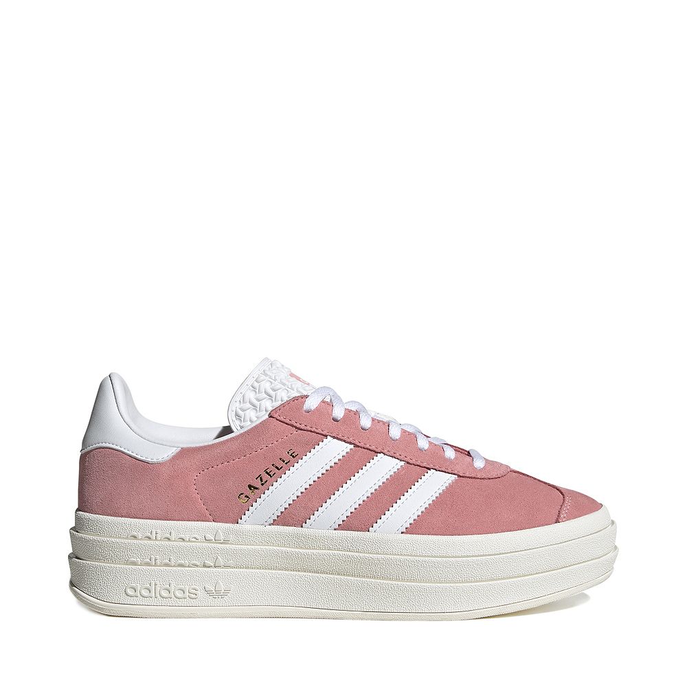 Womens adidas Gazelle Bold Athletic Shoe - Super Pop / Cloud White | Journeys