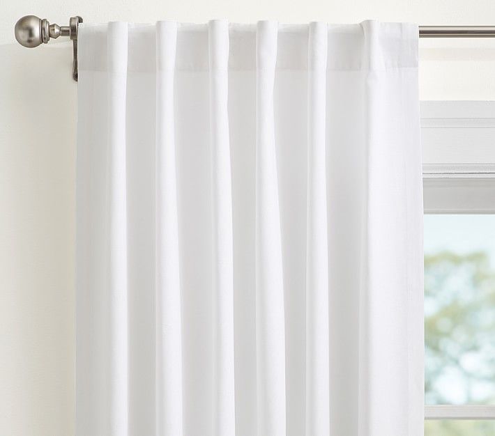 Quincy Cotton Canvas Blackout Curtain | Pottery Barn Kids