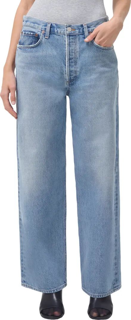 AGOLDE Low Slung Baggy Organic Cotton Jeans | Nordstrom | Nordstrom