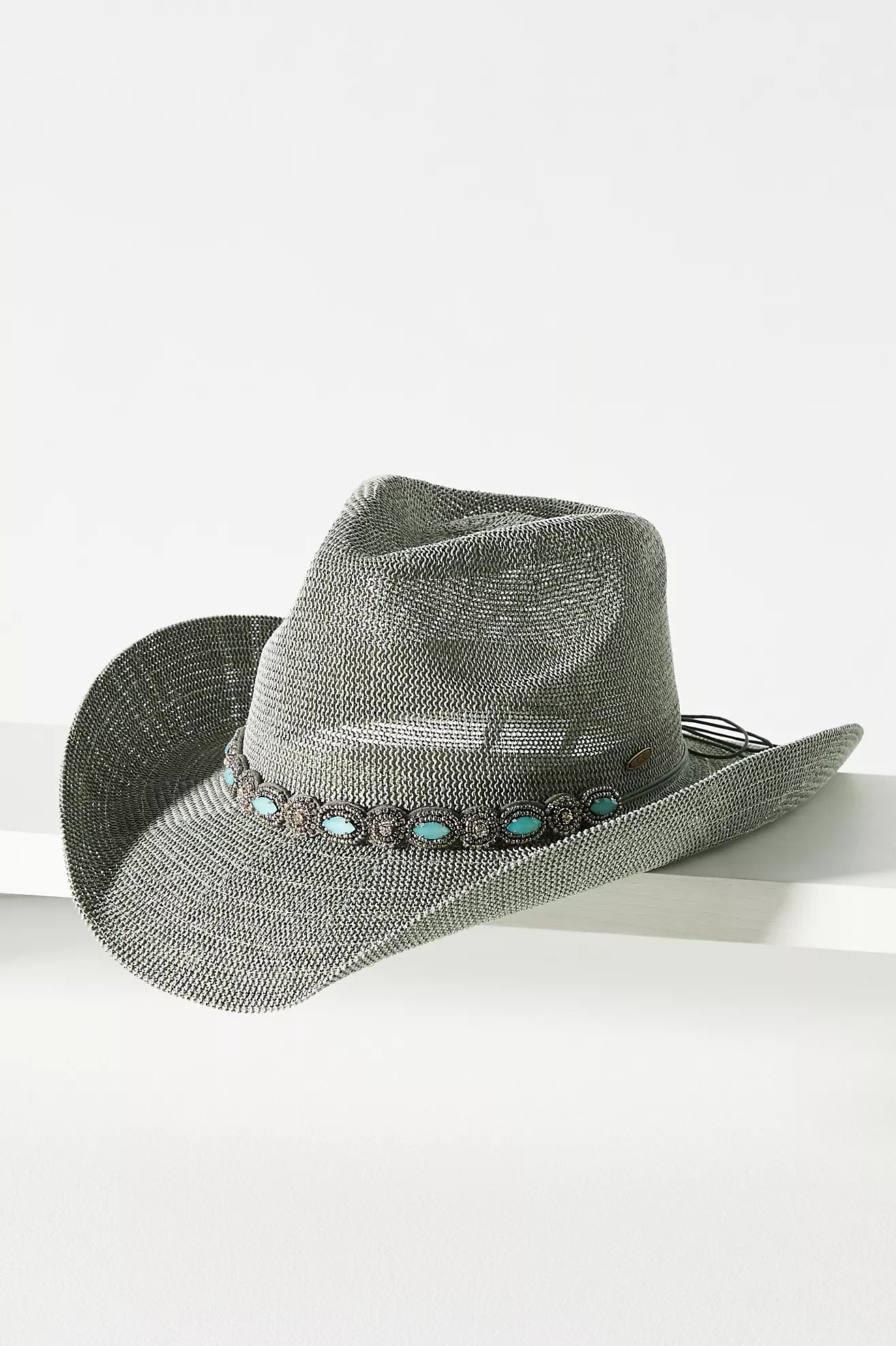 Beaded-Trim Cowboy Hat | Anthropologie (US)