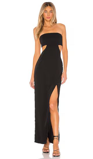 Paola Maxi Dress in Black | Revolve Clothing (Global)