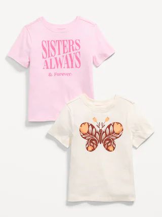 Short-Sleeve Graphic T-Shirt 2-Pack for Toddler Girls | Old Navy (US)
