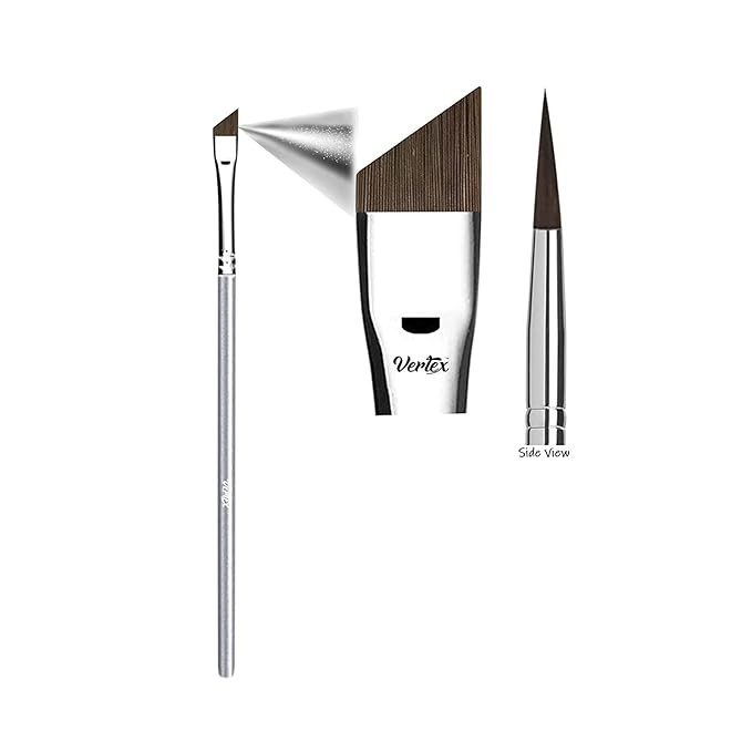 Angled Eyeliner Brush Slanted - Small Thin Winged Liner For Clean Lines To Apply Smooth Liquid Ge... | Amazon (US)