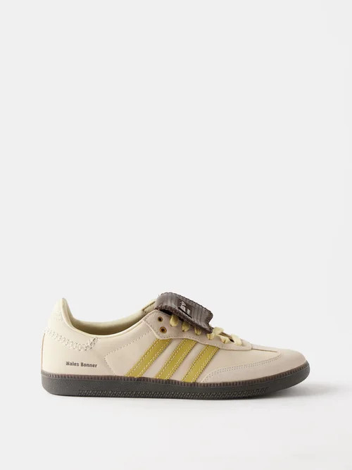 Adidas X Wales Bonner - Samba Leather Trainers - Mens - Yellow Brown | Matches (UK)
