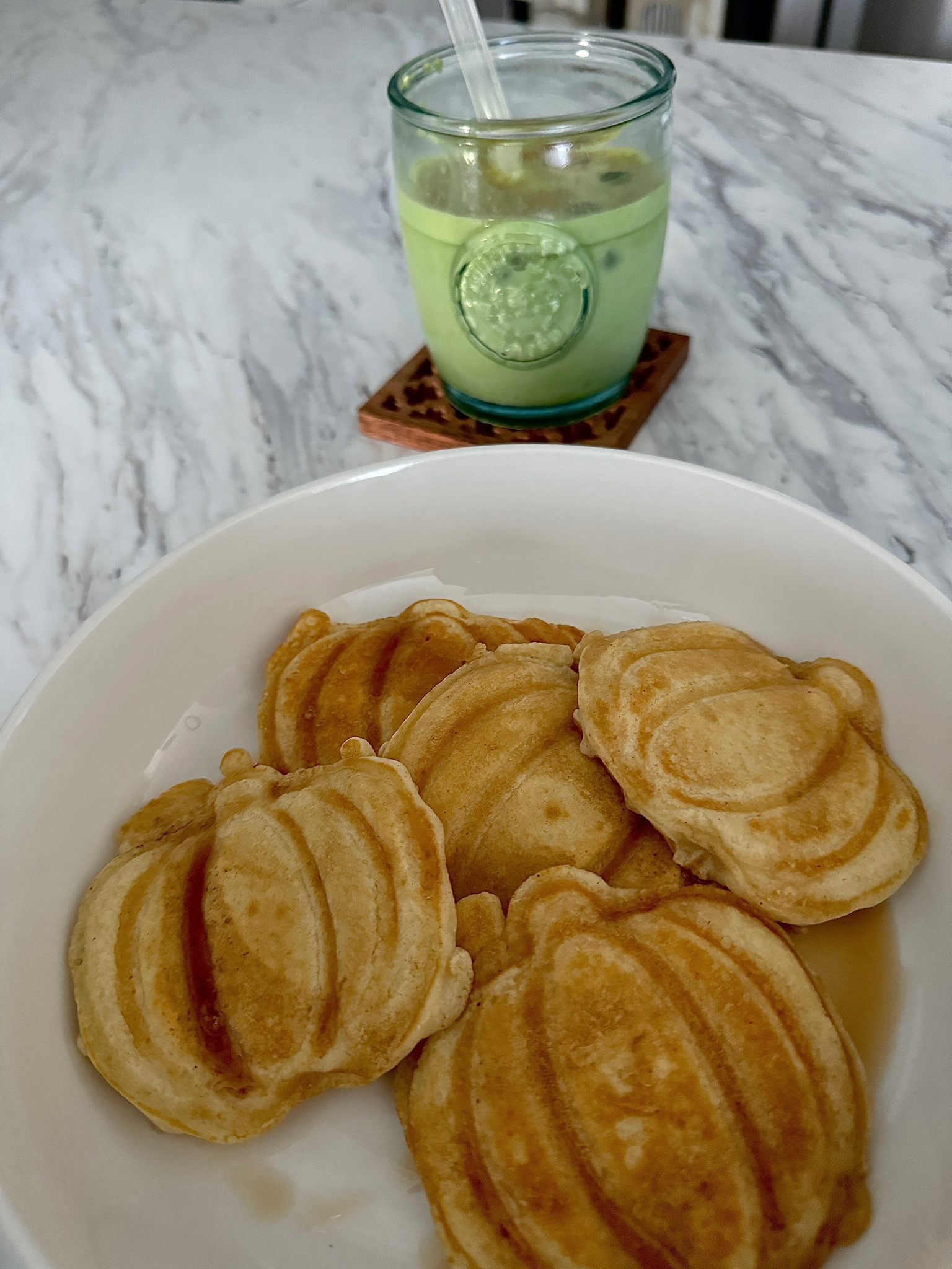 pumpkin-shaped waffles & pumpkin spiced matcha for the win! I am so obsessed with my pumpkin waffle maker from Target! 

#LTKFallSale #LTKHome #LTKFindsUnder50