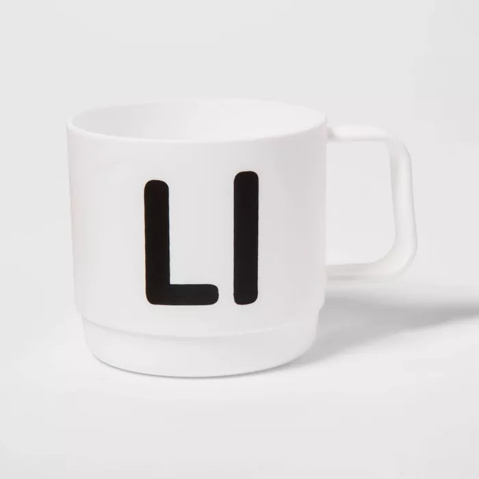 8oz Plastic Kids Monogram Mug - Pillowfort™ | Target