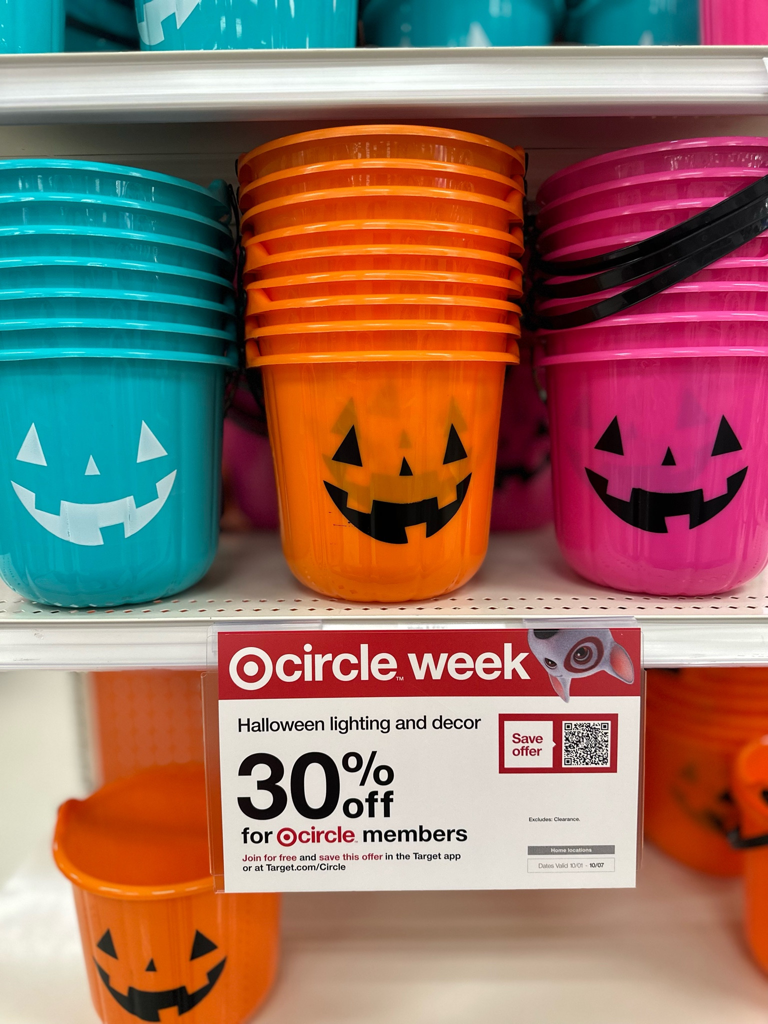 Candy Buckets just 66 Cents each! Imagine the fun crafts!! 😍🎃 

#LTKHoliday #LTKHalloween #LTKsalealert