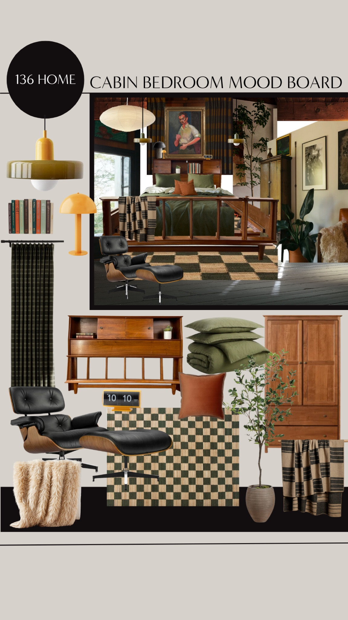 Cabin Bedroom Mood Board #cabin #bedroom #moodydecor #bedroomdecor #bedroomdesign #interiordesign #interiordecor #homedecor #homedesign #homedecorfinds #moodboard

#LTKhome #LTKstyletip