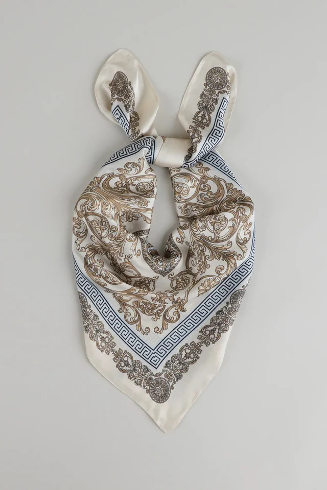 Soft Luxe Mosaic Satin Scarf | Windsor Stores