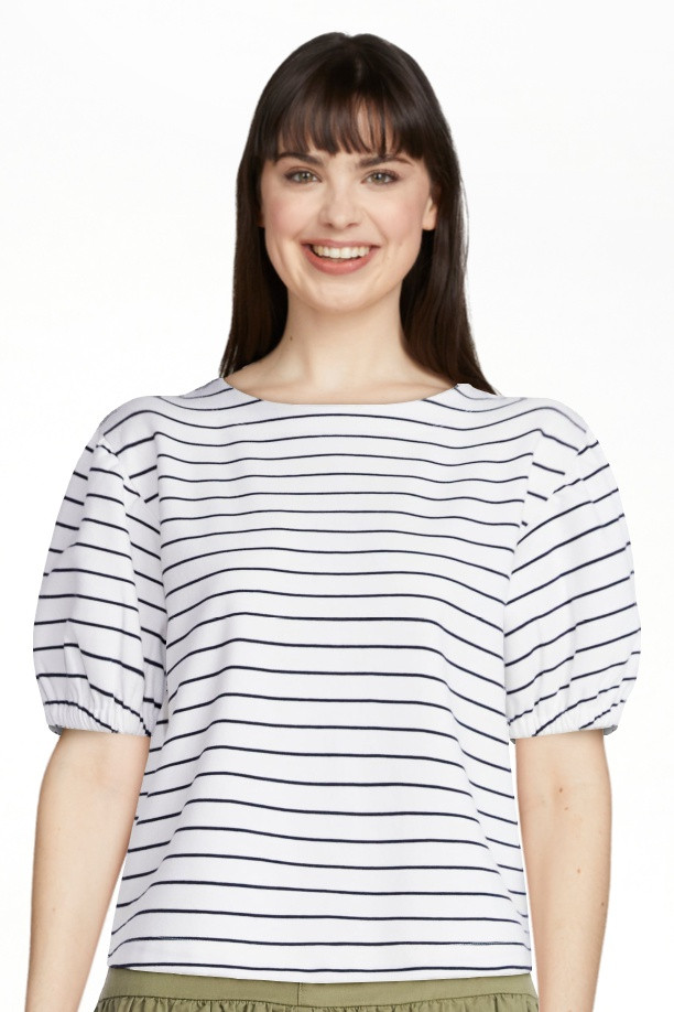 Free Assembly Women's Puff Sleeve Tee, Sizes XS-XXL | Walmart (US)