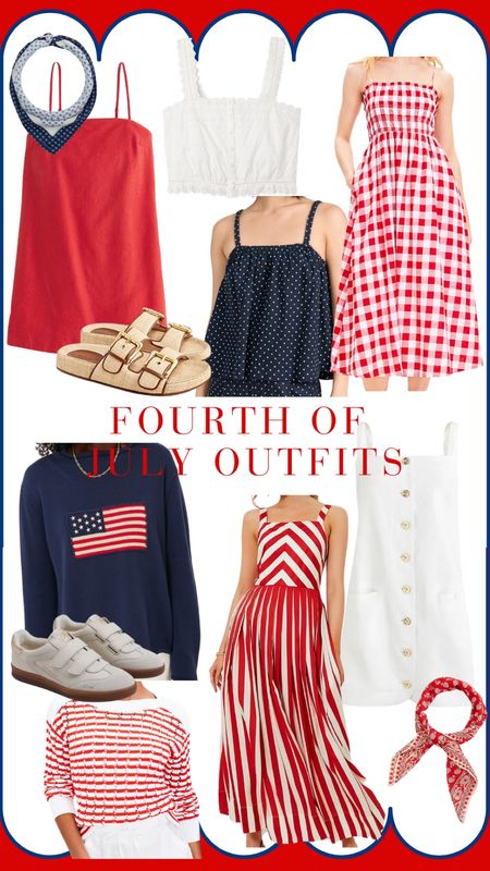 Red, White & Blue Fourth of July outfit inspo!! A little bit of everything for summer fun

// grandmillenial style, coastal summer outfits, 4th of July outfit ideas, New England summer outfit

#LTKSeasonal #LTKTravel #LTKFindsUnder100