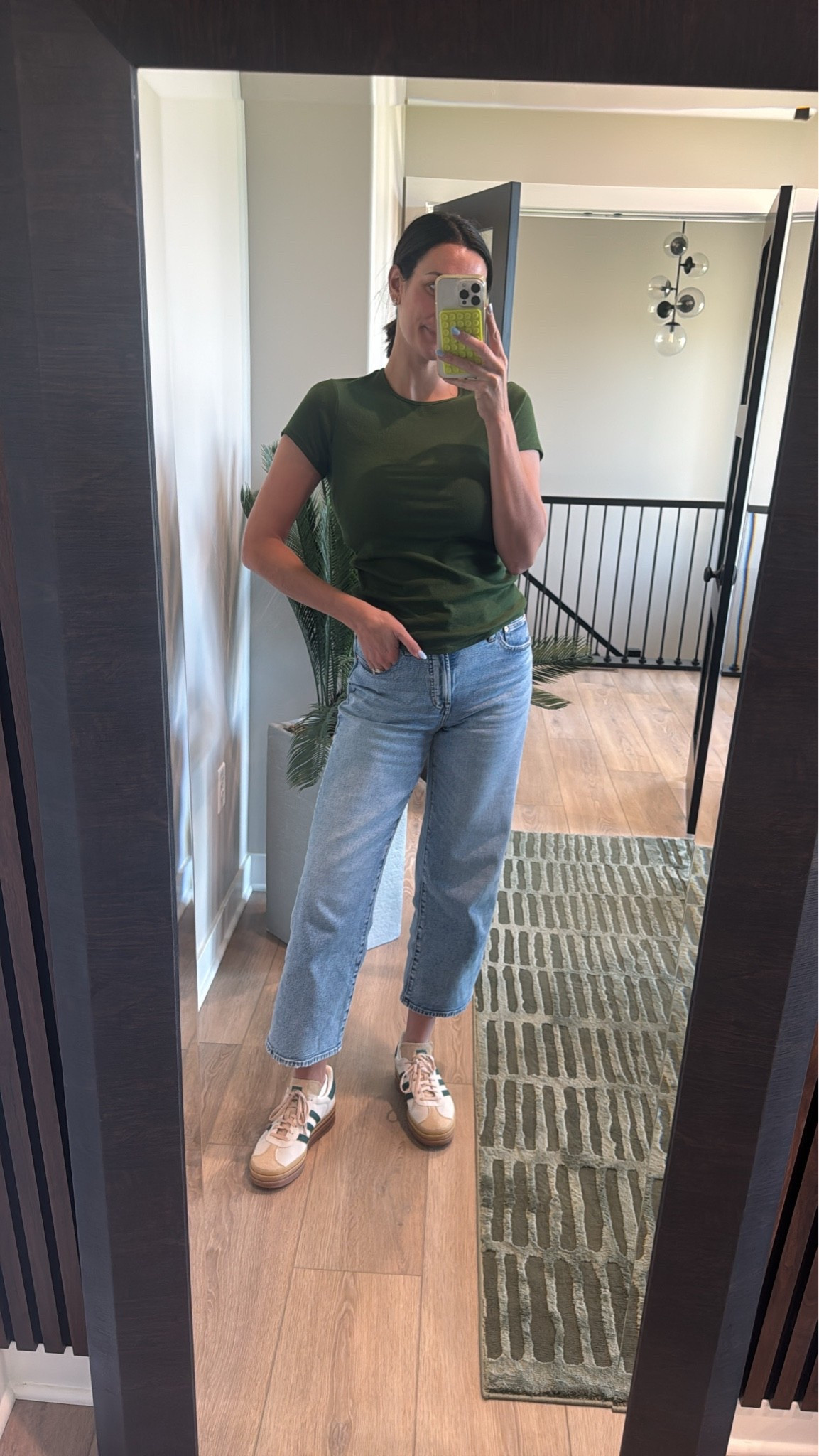 Very casual OOTD! Ribbed tee is size small, denim size 26, and shoes size 8 (size down 1/2) size.

#LTKdayinmylife #LTKgrwm #LTKmomlife
