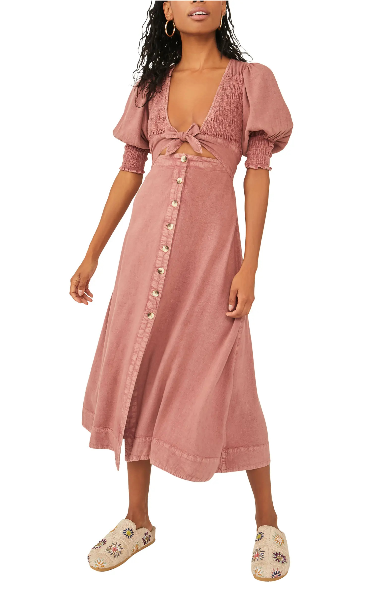 String of Hearts Cutout Maxi Dress | Nordstrom