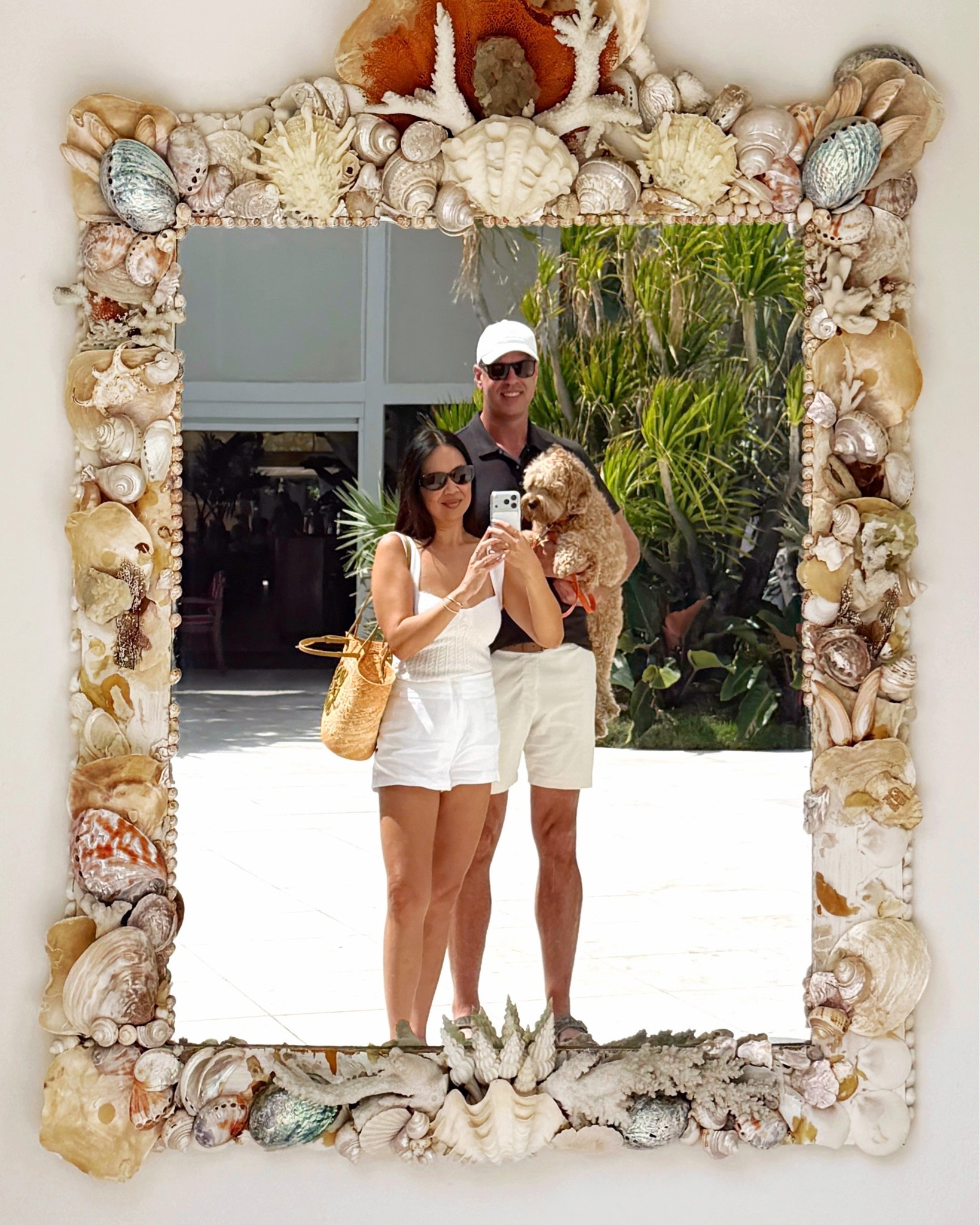 Easy summer outfits:

Sabrina:
Top Alice and Olivia 
Shorts Reformation
Bag Loewe (old season)
Sunnies Chanel

Andrew

Hat Zegna
Polo Theory
Shorts Lululemon
Sandals Fendi

#LTKootd