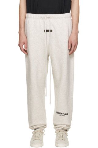 Essentials - Off-White Drawstring Lounge Pants | SSENSE