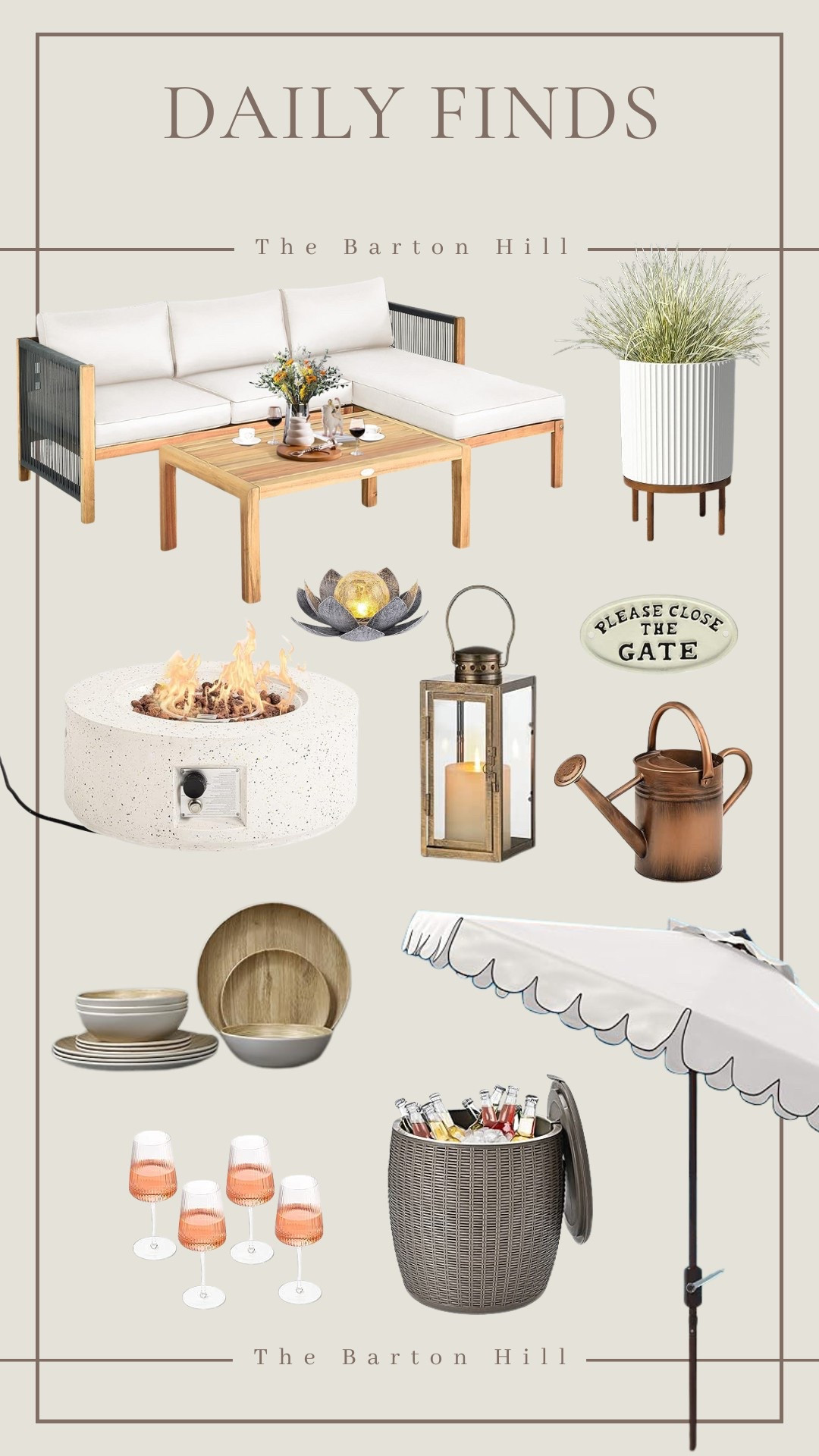 Your backyard called… and she’s ready for rosé season. I rounded up everything you need for patio perfection—comfy seating, the prettiest scalloped umbrella, and a fire pit that turns “just one drink” into three. Hosting? Just add snacks. Solo night? Just add wine. It’s all linked, and it’s all so good.

Tap to shop your summer setup before someone else steals your vibe.


#LTKsummer #LTKcanada #LTKspring