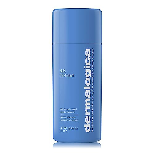 Dermalogica Daily Milkfoliant, Face Exfoliator, Powder Scrub Exfoliant with AHA and BHA - Calming, Polishing and Hydrating Skin, Oat-Based, Vegan Product, 2.6 fl oz | Amazon (US)