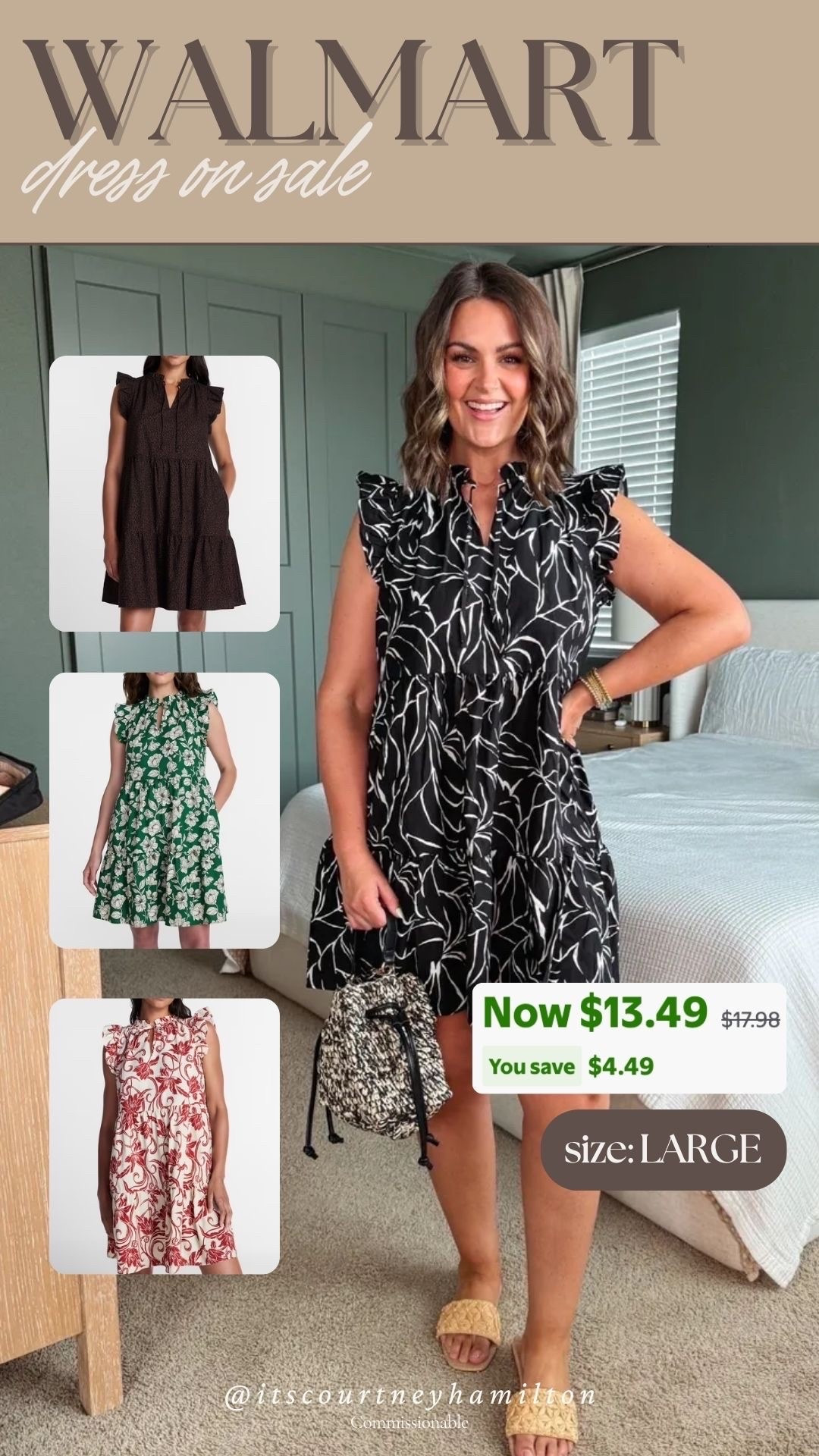 This dress is on sale right now for Walmart Summer Deals Week!! I am wearing a large!

Sale alert, watchnow, finds under 20, summer fashion, Courtney Hamilton

#LTKootd #LTKSaleAlert #LTKSeasonal