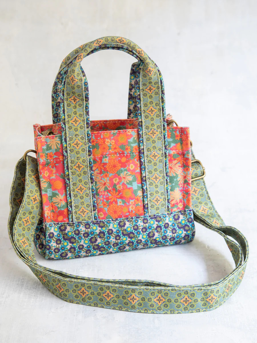 Mini Crossbody Tote - Coral Sage | Natural Life