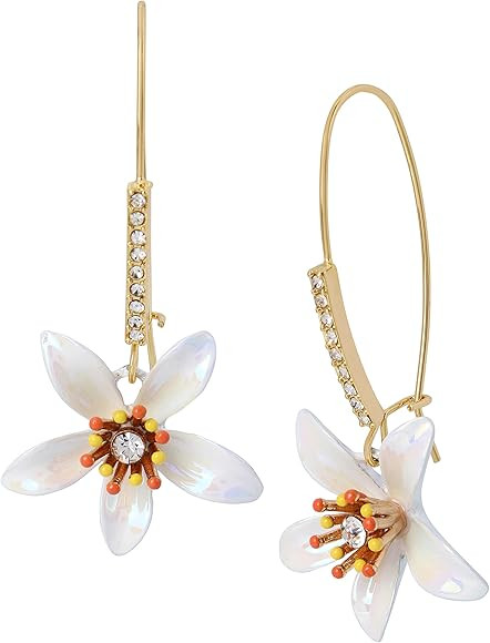 Betsey Johnson Rose Dangle Earring Color | Amazon (US)