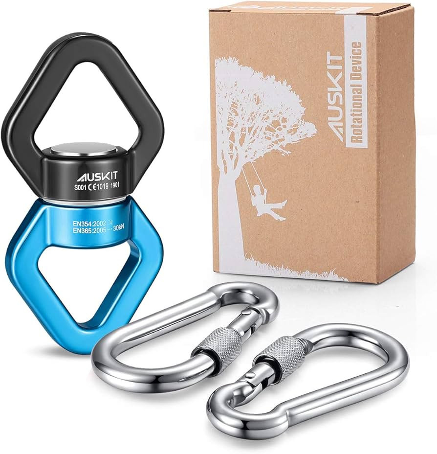 Black Blue Swing Swivel, 30 KN Safest Rotational Device Hanging Accessory | Amazon (US)