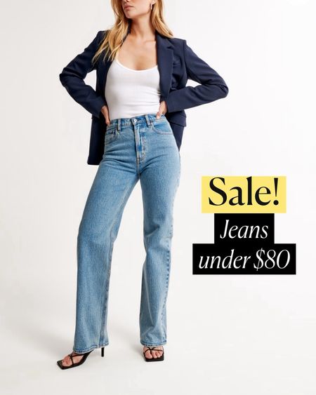 Jeans sale 
Abercrombie sale 
Spring Outfit 
#LTKfindsunder100 #LTKSeasonal #LTKSpringSale #LTKsalealert