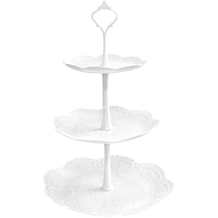 Coitak 3 Tier Cupcake Stand, Plastic Tiered Serving Stand, Dessert Tower Tray for Tea Party, Baby Sh | Amazon (US)