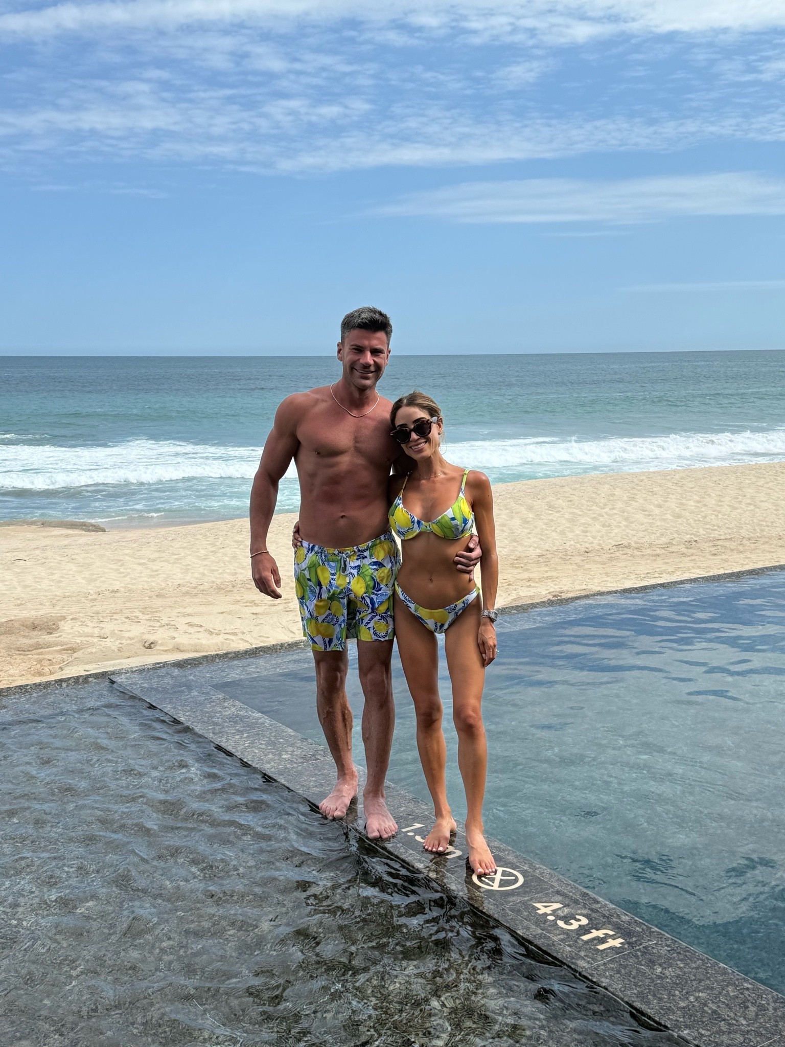 Lemon print bikini matching couple bikini

#LTKSwim