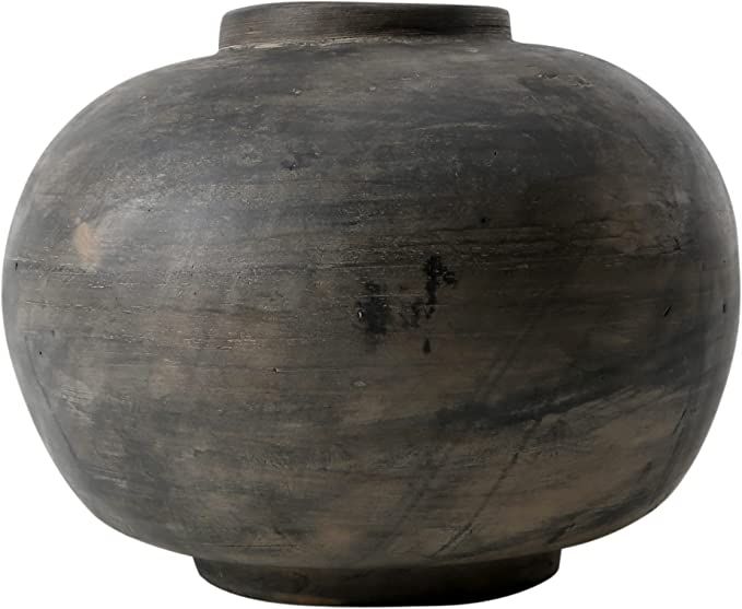 Artissance Earthy Gray Round Pottery Pot, 13.4 Inch Long | Amazon (US)