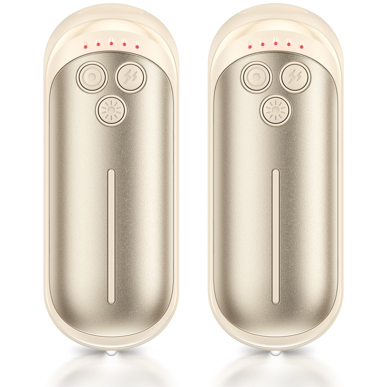 Rechargeable Hand Warmers 2 Pack, 6000mAh Electric Hand Warmer Rechargeable, 2 in 1 Portable Hand... | Amazon (US)