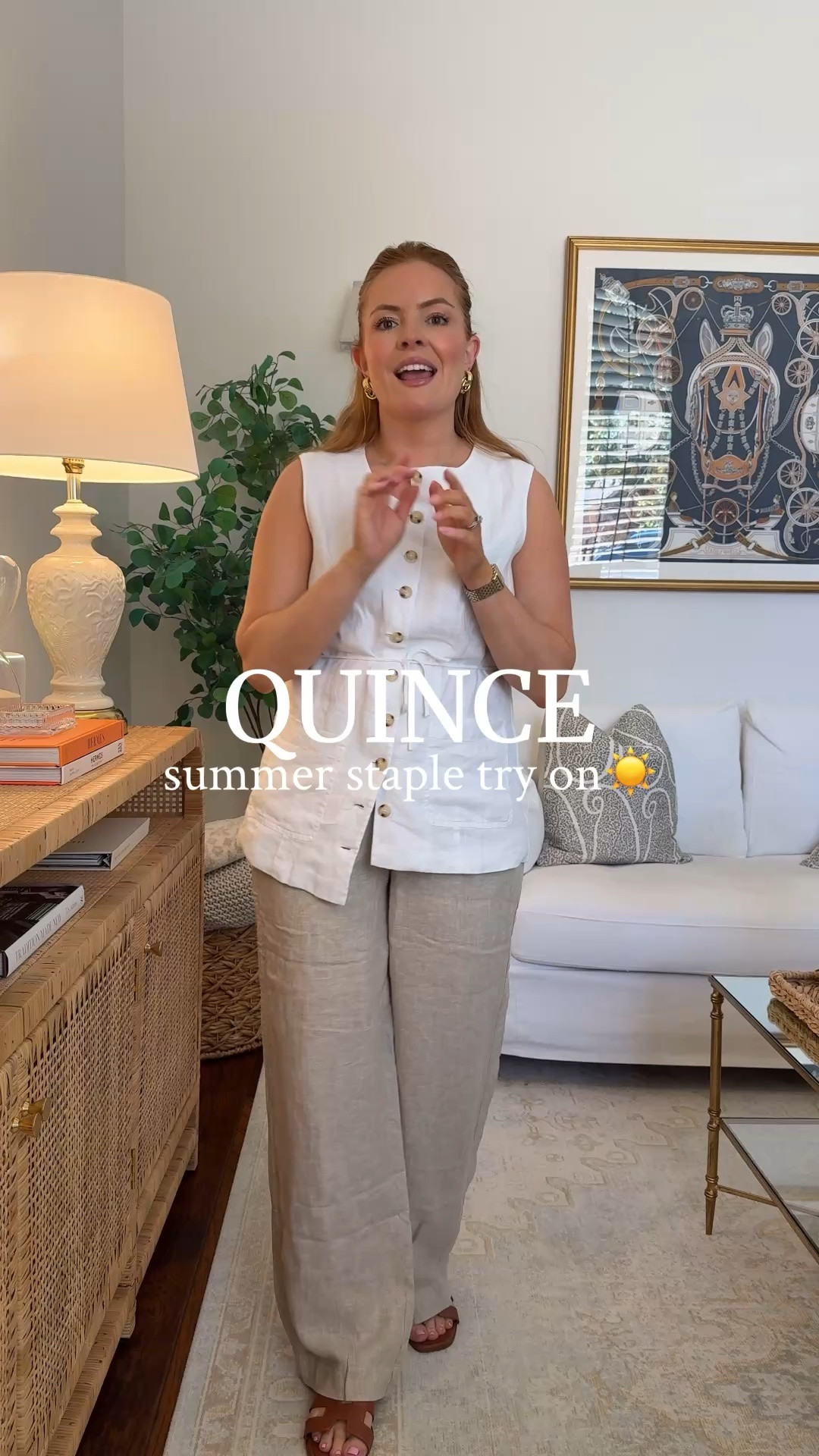 If you’re building a wardrobe that feels effortless but still polished… start with a great pair of linen pants☀️Styled these Quince linen pants 5 different ways for spring and summer and honestly can’t pick a favorite. 
Perfect for warm weather, easy to pack, and so versatile. 

Sizing: Medium in the pants to be lose fitted

Everything linked in this LTK post 🤍 #LTKFindsUnder100 #LTKTravelStyle #LTKItBag

#LTKWorkwear #LTKootd #LTKmomlife