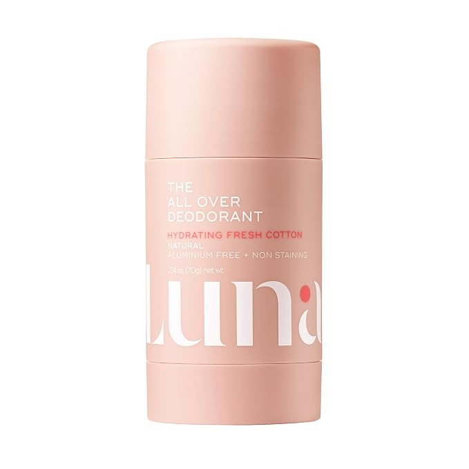 Luna Daily The All Over Deodorant | Hydrating Cotton, 2.4 Oz | Amazon (US)