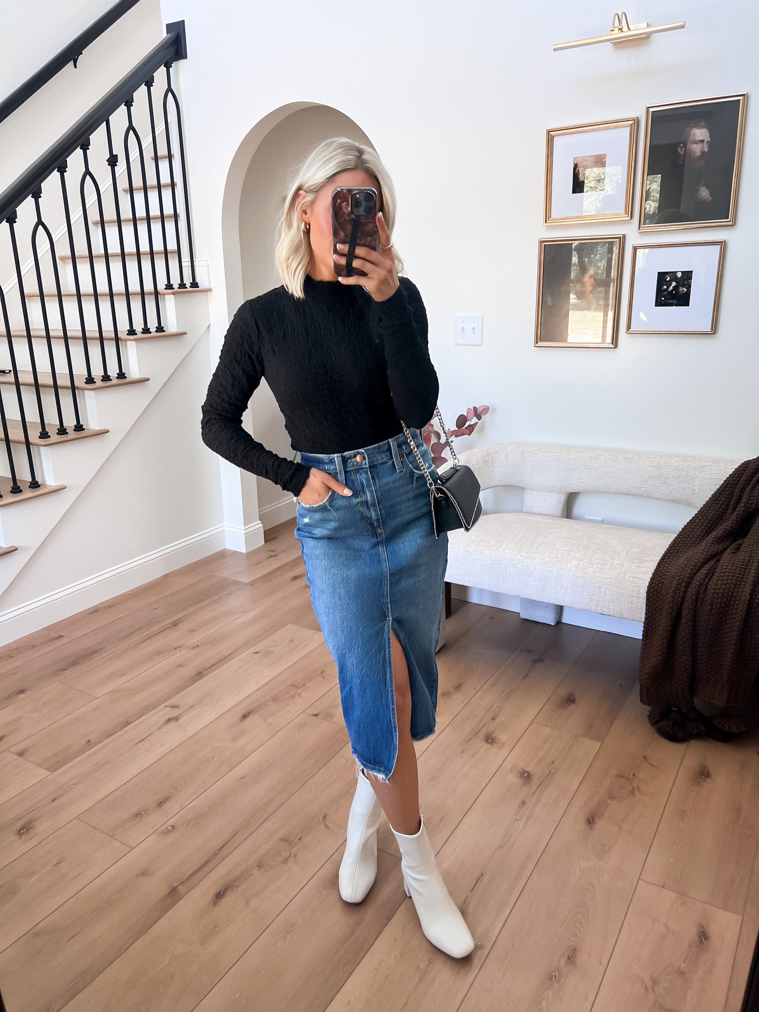 NEW FALL TARGET OUTFIT INSPO 

Top-xs
Skirt- 0
Boots- 7.5 tts

#LTKstyletip #LTKFind #LTKunder50