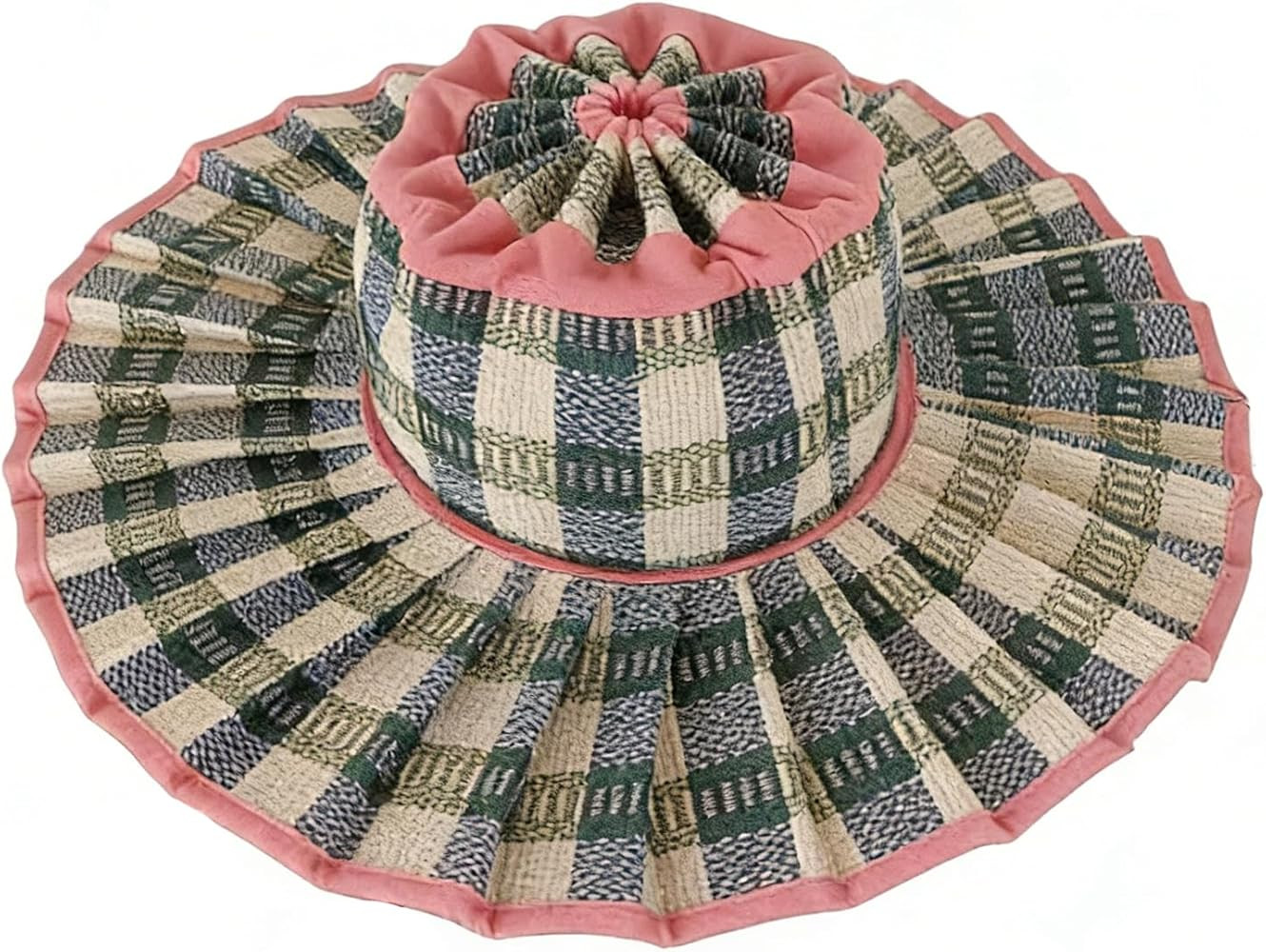 Women's Lorna Murray Hat Straw Reversible Pleated Sun Hat, Wide Brim Foldable Casual Outdoor Beac... | Amazon (US)