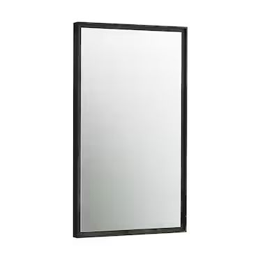 Fresca Stella 20-in W x 32-in H Acacia Wood Rectangular Frameless Bathroom Mirror Lowes.com | Lowe's