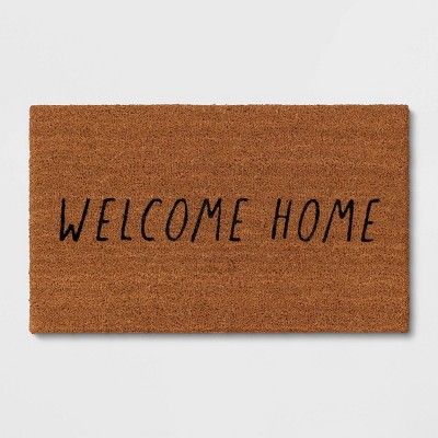 Welcome Home Doormat Black - Threshold™ | Target