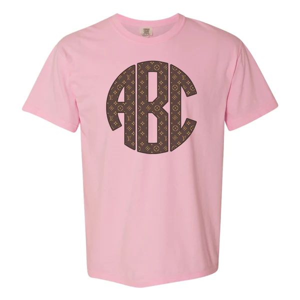 Monogrammed 'Designer Pattern' Big Print T-Shirt | United Monograms