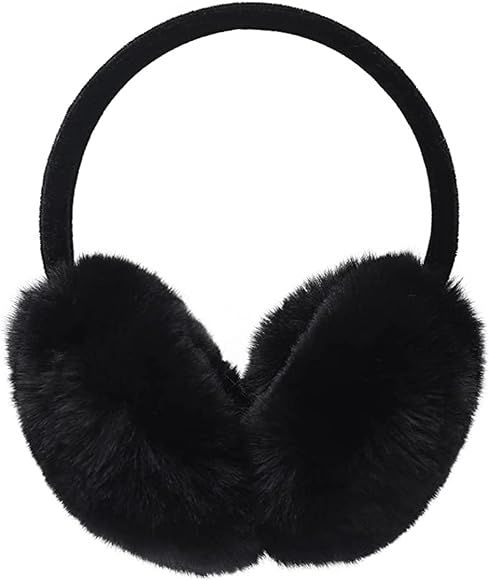 Ear Muffs for Women,Winter Ear Warmers,Women Earmuffs Faux Fur for Winter Adjustable Ear Muffs for C | Amazon (UK)