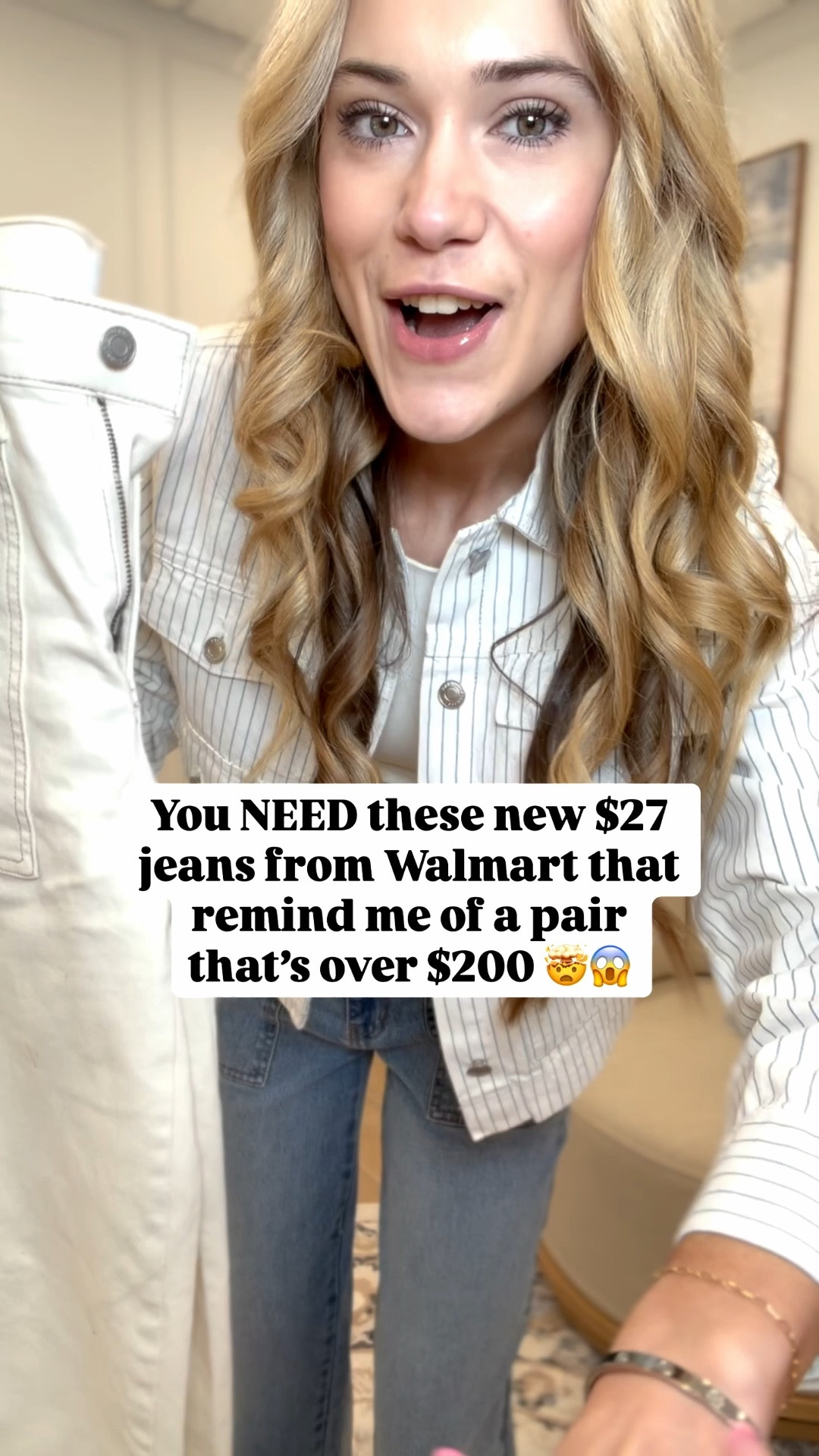 Must have Walmart jeans! Under $30. I am 5’8.5 and wearing size small. Spring outfit  

#LTKgrwm #LTKSeasonal #LTKootd