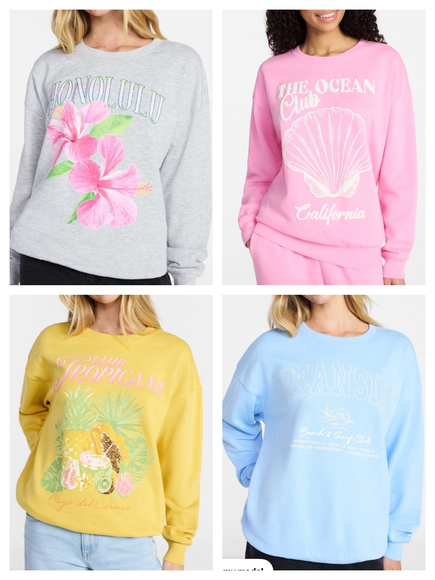 No Boundaries Graphic Crewneck Sweatshirt