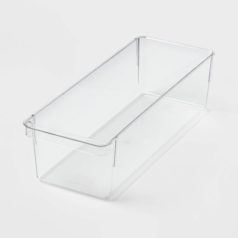 5.5"x14.5"x4" Narrow Fridge & Pantry Bin Clear - Brightroom™ | Target