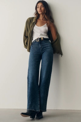 Mia High-Rise Wide-Leg Jeans | Anthropologie (US)