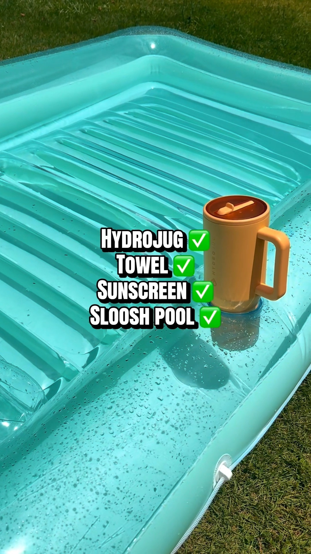 Backyard tanning days + summer essentials ☀️💦

My Sloosh tanning pool, favorite Victoria’s Secret swimsuit, sunscreen, and all the little summer must-haves ✨

Honestly the perfect relaxing summer setup 🤍

#LTKdayinmylife #LTKmomlife #LTKSeasonal
