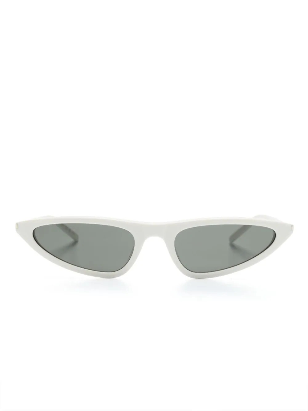 Saint Laurent Eyewear SL 703 cat-eye sunglasses - White | Farfetch Global