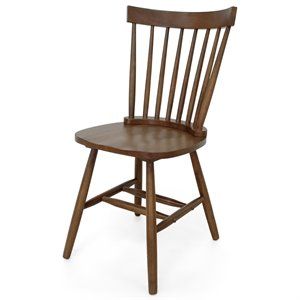 Noble House Balcomb Farmhouse Dining Chair in Walnut | Cymax