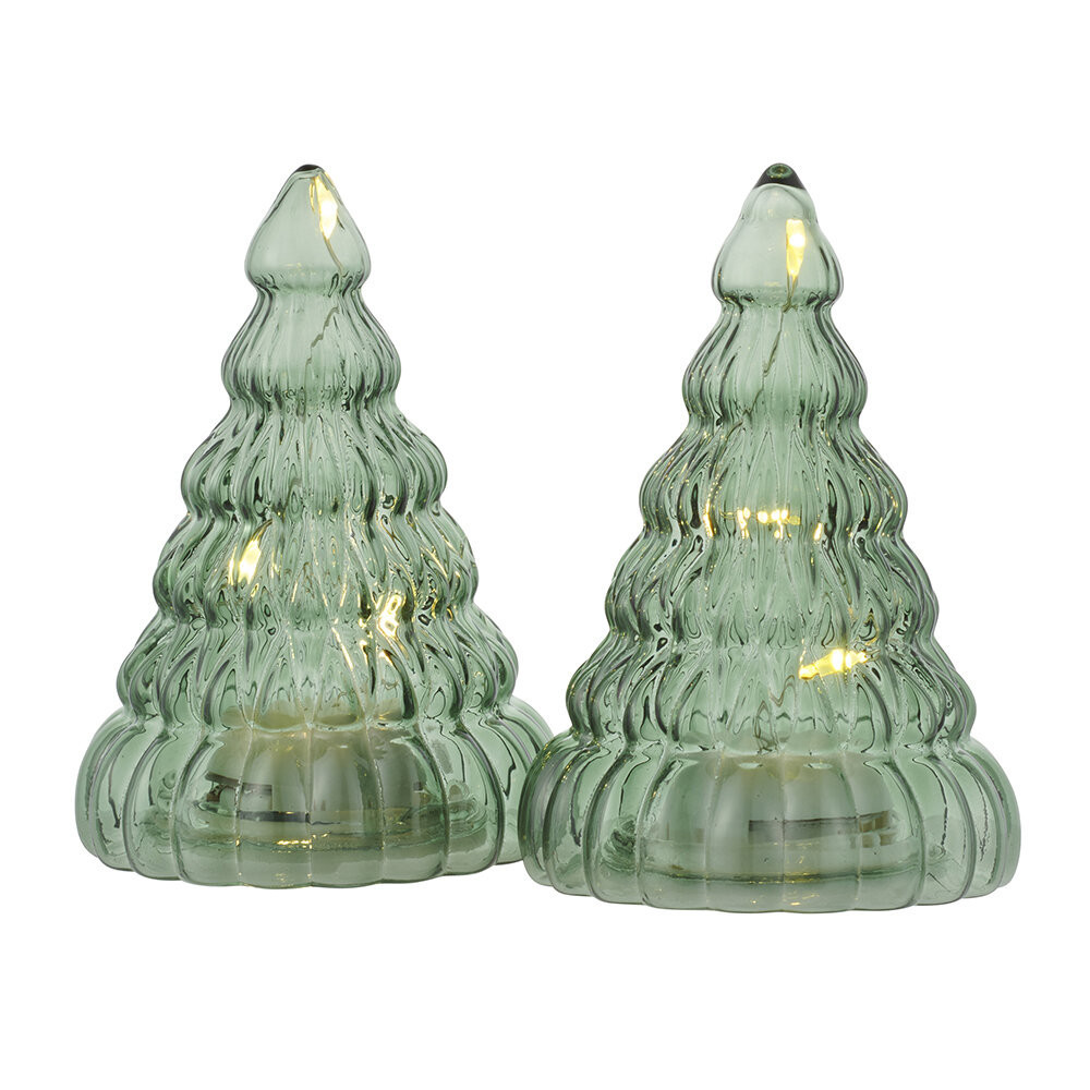 Sirius - Arbre Lucy avec Lumières - Lot de 2 - Vert | Amara (DE)