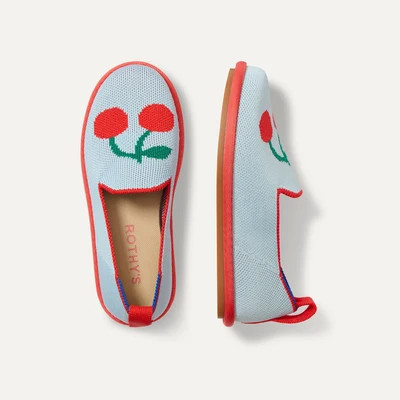 The Mini Loafer (for Kids) - Cherry Blue | Rothy's