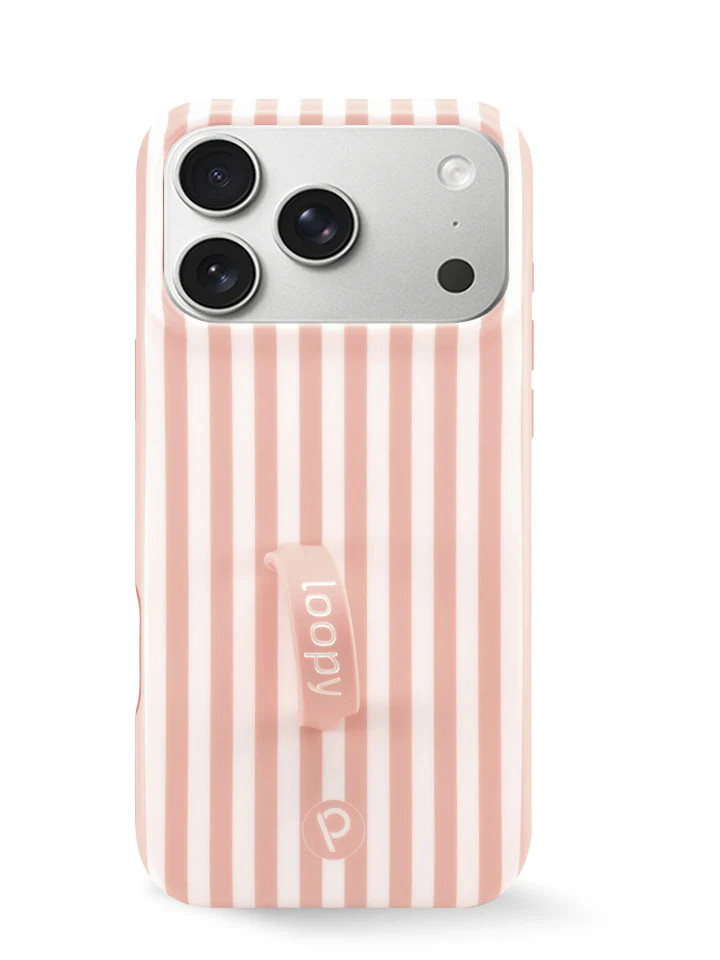 Loopy Cases - Terracotta Stripes | Loopy Cases