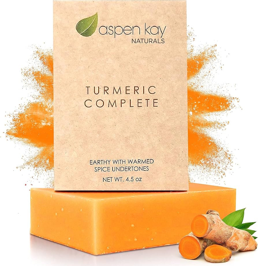Turmeric Soap Bar for Body & Face - Made with Natural and Organic Ingredients. Gentle Soap – Fo... | Amazon (US)